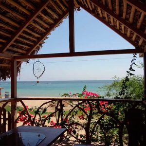 The view from the hostal Monte Líbano in Puerto López